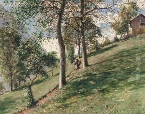 Le Petit Chemin, Proveysieux by Jean-Celestin-Tancrede Bastet