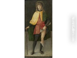 Saint Liberale (+ And Saint Roch; Pair) by Lazzaro di Jacopo Bastiani