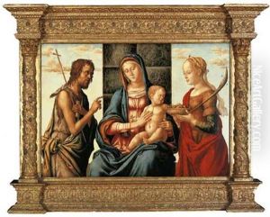The Madonna And Child Enthroned With Saints John The Baptist And Dorothy
