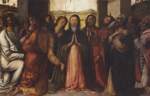 Pentecost by Lazzaro di Jacopo Bastiani