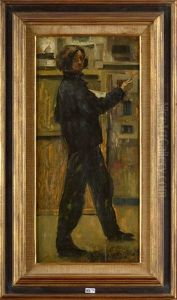 Auto-portrait Du Maitre A 23 Ans by Alfred Bastien