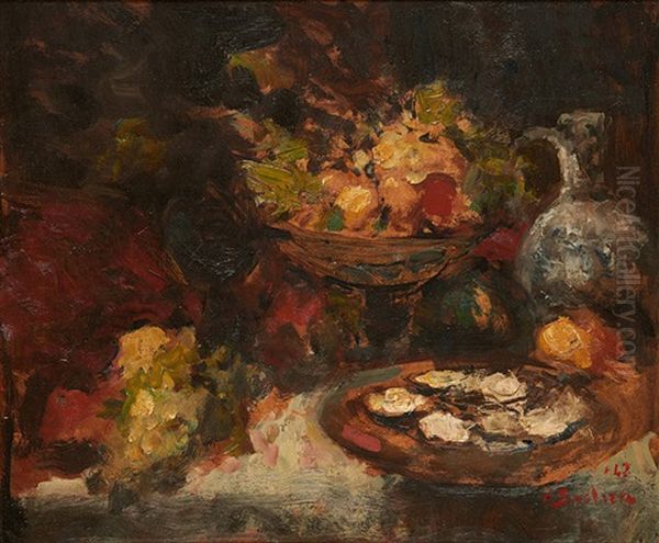Composition Aux Huitres Et Fruits - view 1