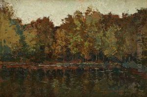 Vue Des Etangs by Alfred Bastien