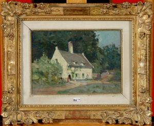 Ma Maison Face A L"abbaye De Rouge-cloitre by Alfred Bastien