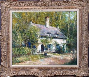 La Maison Du Peintre Au Rouge-cloitre by Alfred Bastien