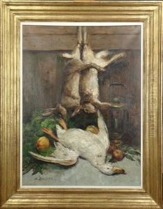 Nature Morte Canard Et Lapin
