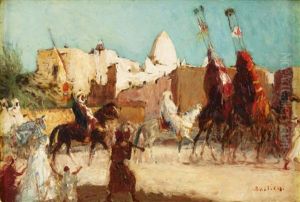 Cortege De La Mariee by Alfred Bastien