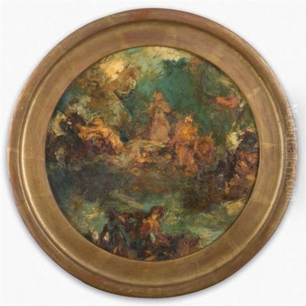 Copie D'un Plafond D'eugene Delacroix - view 1