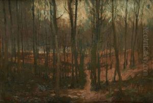 Vue De La Foret De Soignes by Alfred Bastien