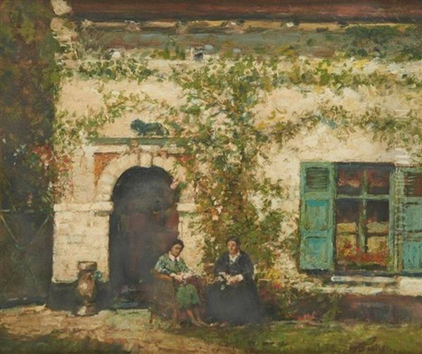Conversation Devant La Maison - view 1