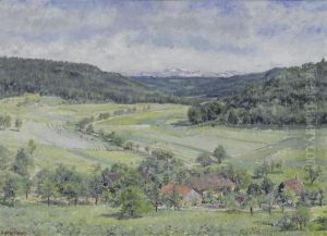 Landscape Near Neuenburg by Jean Affeltranger