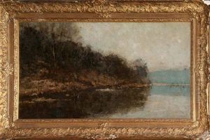 L'etang Du Rouge-cloitre by Alfred Bastien