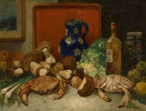 Composition Aux Crustaces Et Aux Champignons
