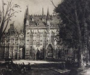 "hotel De Ville, Bruges" by Andrew F. Affleck
