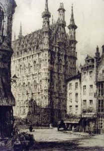 Hotel De Ville - Louvain by Andrew F. Affleck