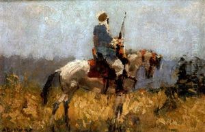 Cavalier Arabe by Alfred Bastien