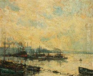 Vue Portuaire by Alfred Bastien