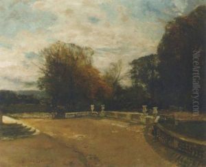 A Terrasse Overlooking A Park A Terrasse Overlooking A Park