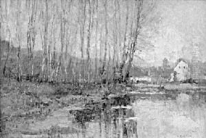 Wooded Landscape, Belgium by Alfred Bastien
