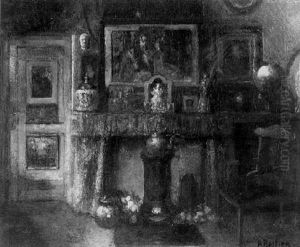 Interieur Du Peintre by Alfred Bastien