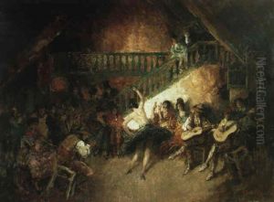 Le Caveau De Danse A Toledo by Alfred Bastien