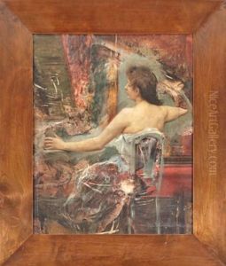 Jeune Femme A Sa Toilette by Jules Bastien-Lepage