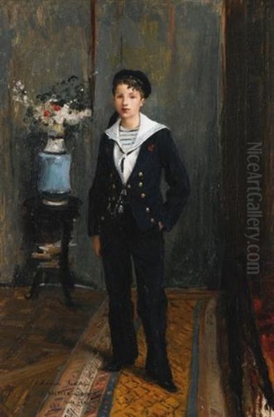 Portrait Of A Young Boy - view 1