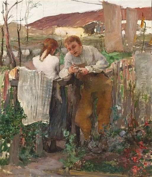 Study For L'amour Au Village - view 1