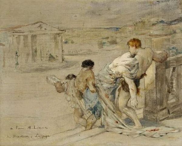 Enlevement Du Corps De Cesar (sketch) - view 1