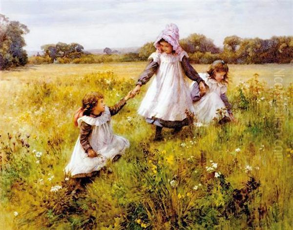 Gathering Summer Flowers - view 1