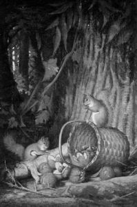 The Cornucopia - Genre Scene With Squirrels