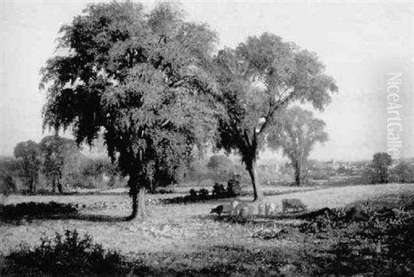 Landscape With Grazing Cattle - view 1