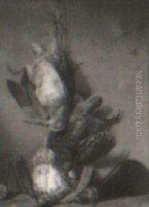 Still Life Of Woodcock And Quail