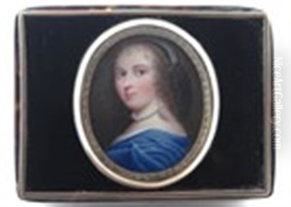Portrait Miniature Of Ninon De L'enclos (1620-1705) - view 1