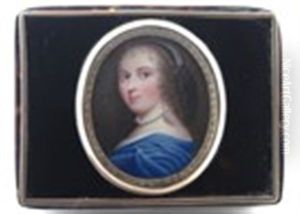 Portrait Miniature Of Ninon De L'enclos (1620-1705) Portrait Miniature Of Ninon De L'enclos (1620-1705)