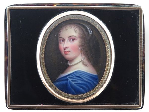 Portrait Miniature Of Ninon De L'enclos (1620-1705) - view 1