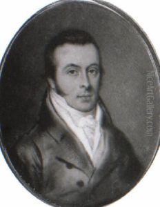 A Gentleman, In Green Coat, Yellow Waistcoat by William Bate