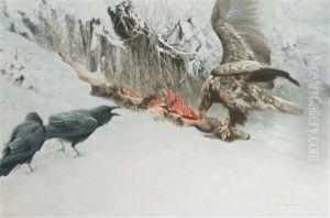 Hard Winter by Robert Bateman