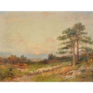Sunset Eastnor Near Malvern; In The Valley Of The Kennett