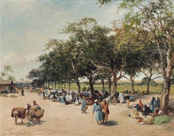 The Road To The Pyramids, Cairo - view 1