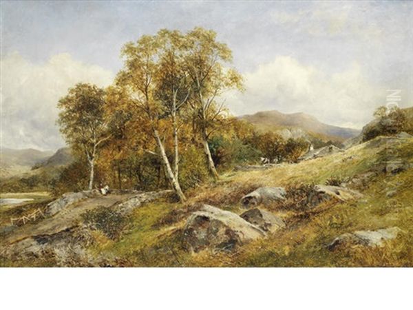 A Hillside Cottage And Bridge - view 1