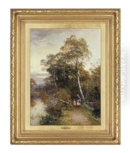 Path By The Pool, Madresfield by David Bates