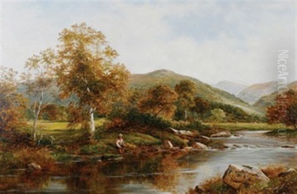 Fishing By The River - view 1