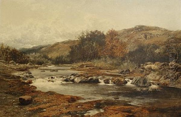 Wye Near Builth (sketch) - view 1
