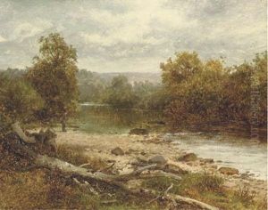 On The River Ithon, Near Llandrindod by David Bates