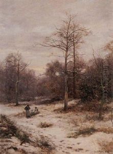 A January Afternoon, Sutton Park by David Bates