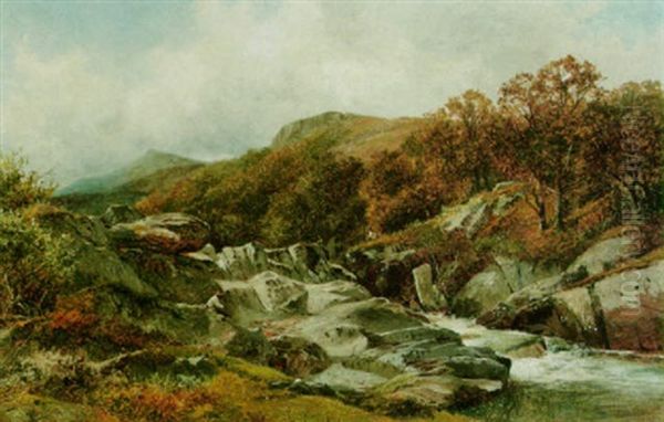 Near Pont-y-pant On The Lleder - view 1
