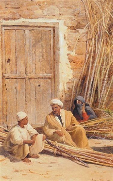 Sellers Of Sugar Cane, Egypt - view 1