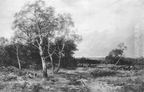 A Warwickshire Hayfield (+ The Edge Of The Common Near Upton; Pair) - view 1