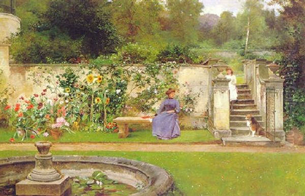 An Old English Garden, Holly Mount, Malvern - view 1